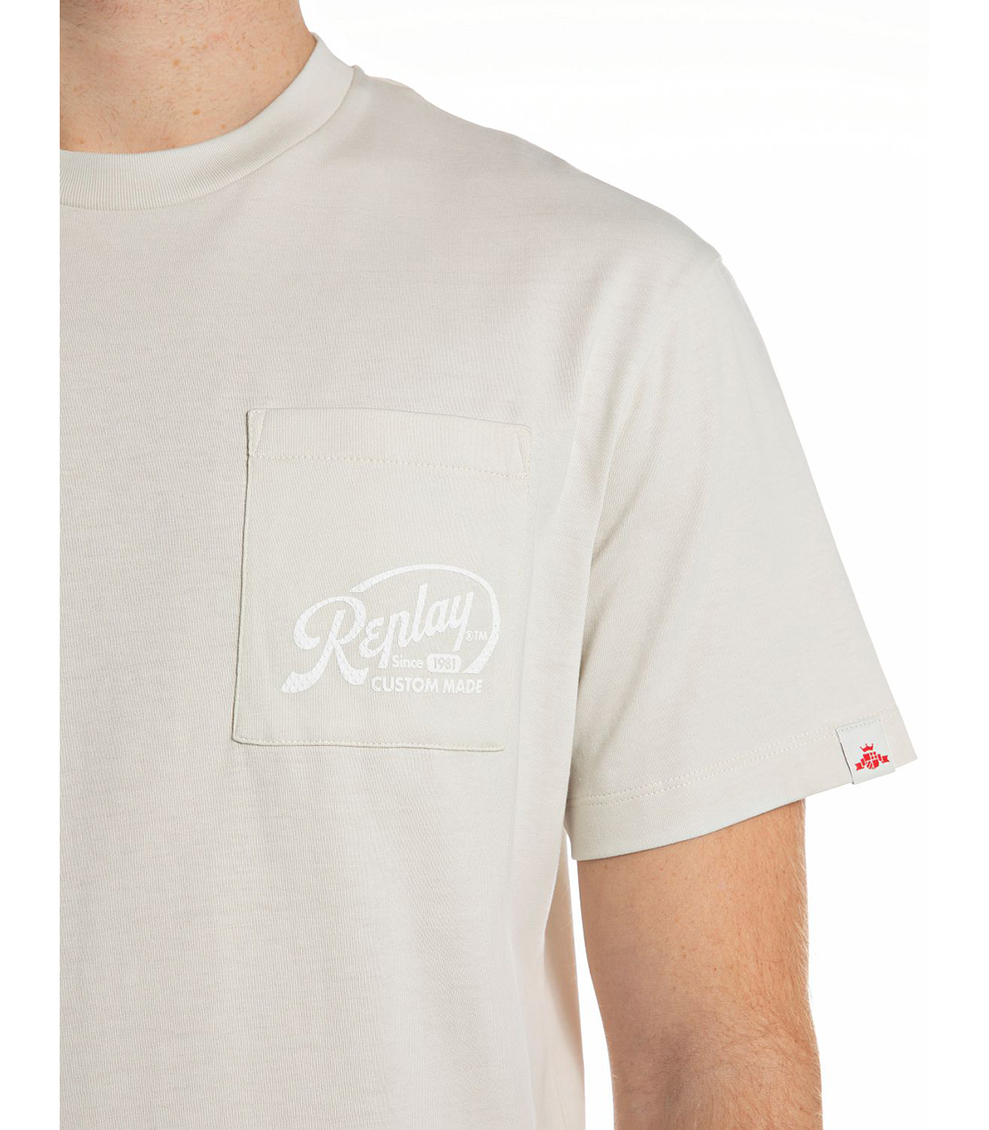 リラックスフィット コットンジャージープリント Tシャツ 詳細画像 アイスグレー 4